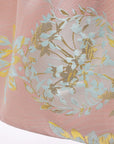 golden flower pink girl dress by Little Bedouin
