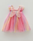 colorful dress for little girls
butterflies dress for girls