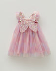 colorful dress for little girls
butterflies dress for girls