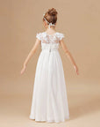 Ladies White Dress - LITTLE BEDOUIN - baby dress فستان اطفال