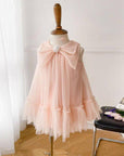 baby girl occasion dresses for special short sleeve pink color with detail