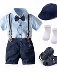 Boys Gentleman Suit Overalls - LITTLE BEDOUIN