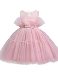 korean mesh girl dress by Little Bedouin