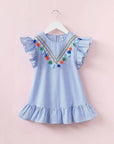 baby girl occasion dress, wedding, birthday and eid short sleeve
فستان قصير بنات راقي للمناسبات و الحفلات والعيد و يومي