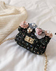 Black back for girls luxury Little Girls Handbags حقيبة اطفال راقيه