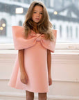 pink little girl dress birthday luxury dress فستان اطفال حفله راقي و فخم