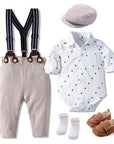 Boys Gentleman Suit Overalls - LITTLE BEDOUIN