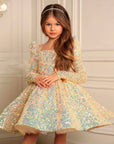 luxury party dress for little girls luxury baby toddler girl dress for wedding and party | فستان اطفال راقي للحفلات
