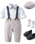 Boys Gentleman Suit Overalls - LITTLE BEDOUIN