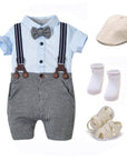 Boys Gentleman Suit Overalls - LITTLE BEDOUIN