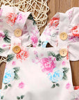 Floral Ruffled Set Infant Casual Dress - LITTLE BEDOUIN