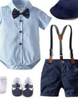 Boys Gentleman Suit Overalls - LITTLE BEDOUIN