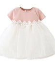 baby summer girl occasion dress for special short sleeve daily baby outwear dress
صيفي فستان يومي