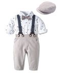Boys Gentleman Suit Overalls - LITTLE BEDOUIN