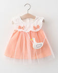 baby summer girl occasion dress for special short sleeve daily baby outwear dress
صيفي فستان يومي