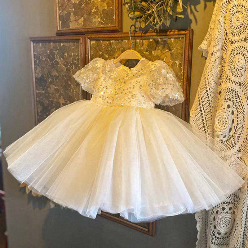 Girl occasion Dress in White White / 140cm 7-8 YEARS Girl occasion Dress in White White / 140cm 7-8 YEARS