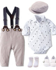 Boys Gentleman Suit Overalls - LITTLE BEDOUIN