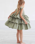 fashion sleeveless girl dress by Little Bedouin