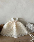 summer french suspender dress by Little Bedouin