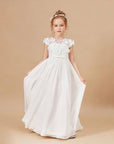 Ladies White Dress - LITTLE BEDOUIN - baby dress فستان اطفال