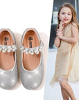 party shoes for girls with pearl and Dimond