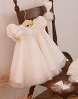 baby girl occasion dresses for special short sleeve pink color with detail