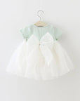 baby summer girl occasion dress for special short sleeve daily baby outwear dress
صيفي فستان يومي