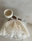 summer french suspender dress by Little Bedouin