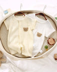 مولود جديد | طقم بيجاما قطعه واحدة اطفال
Onesie romper cloth, pajama for daily and newborn baby, boys and girls long sleeve