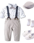 Boys Gentleman Suit Overalls - LITTLE BEDOUIN