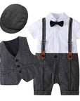 طقم اولاد | طقم بيجاما اطفال 3-6 اشهر Onesie romper cloth,boys out wear