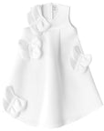 baby girl white dress for birthday wedding فساتين اطفال بنات فخمه