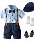 Boys Gentleman Suit Overalls - LITTLE BEDOUIN