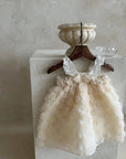 summer french suspender dress by Little Bedouin