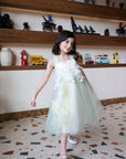 baby girl white dress for birthday wedding فساتين اطفال بنات فخمه