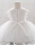 Flower Girl Baby Lace Crochet Dress - LITTLE BEDOUIN - baby dress فستان اطفال