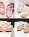 Casual Flat Rhinestone Pearl Shoes - LITTLE BEDOUIN - baby dress فستان اطفال