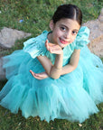 girl party dress baby wedding dress toddler dress | فستان اطفال فستان حفله اطفال نفنوف يهال