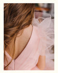 little bedouin luxury pink girl dress by Little Bedouin