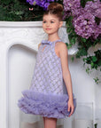 luxury occasion dress for little girls, trendy toddler dress