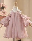 baby girl occasion dress in pink, girls party dress, girls designer dress \