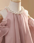baby girl occasion dress in pink, girls party dress,  girls designer dress 