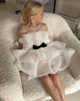 luxury white dress by Little Bedouin