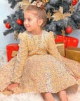 luxury party dress for little girls luxury baby toddler girl dress for wedding and party | فستان اطفال راقي للحفلات
