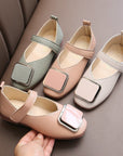 Minimalist girls Shoes in soft colors حذاء اطفال
