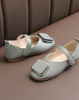 Minimalist girls Shoes in soft colors حذاء اطفال