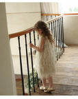 royal baby girl special occasion gown by Little Bedouin