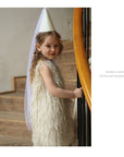 royal baby girl special occasion gown by Little Bedouin