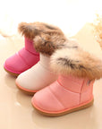 Winter Girls Fur Shoes بوت اطفال