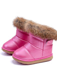 Winter Girls Fur Shoes بوت اطفال